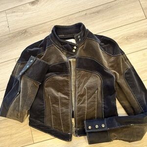 BDG Cropped Suede Jacket
